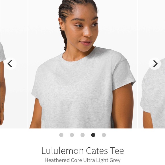 Lululemon NWT size 6 Cates Tee
Heathered Core Ultra Light Grey - Picture 6 of 8